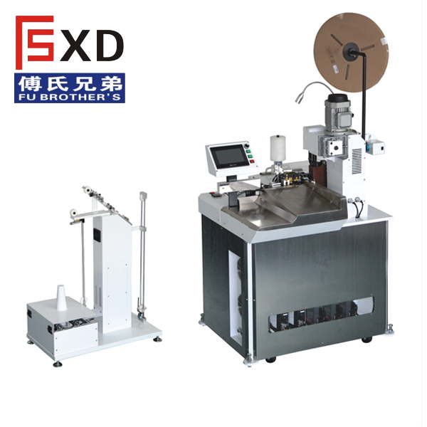 RQ-010全自動單頭打端沾錫機 極細精密型機